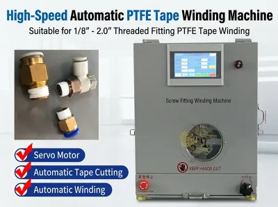 Automatyczna Maszyna do Owijania Taśmy PTFE WPM-1308 Thumb