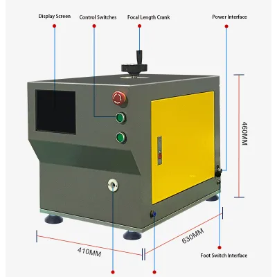 Stołowy Obrotowy Cutting Laser Maszyna do ściągania izolacji FLS30-XC Thumb