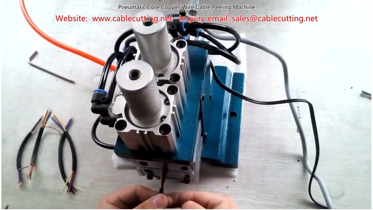 Pneumatic Core Copper Wire Cable Peeling Machine