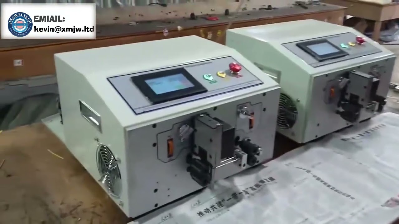 Two Cores Sheath Flat Wire Stripping Machine 2  12 Pin Ribbon Cable Strip Machine LCD English displa