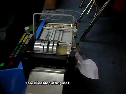 Soft Tube Cutting Machine, For Plastic Rubber Silicone tube Heat Shrink Tubes