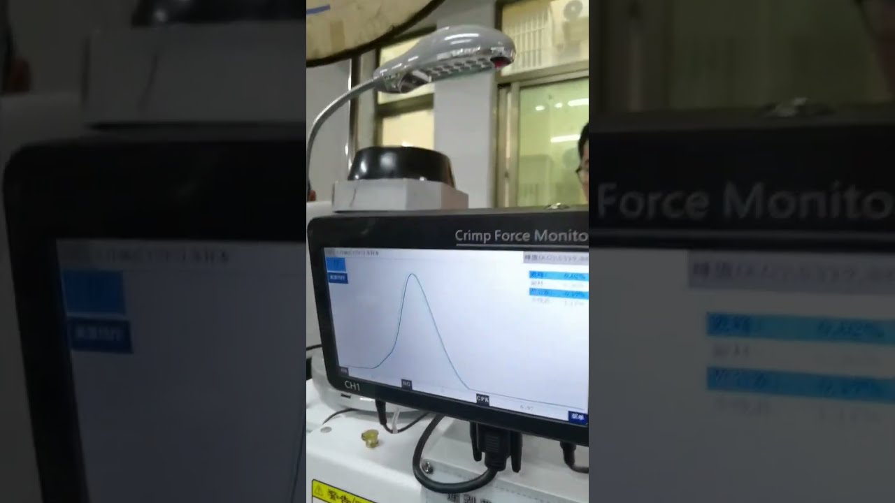 Continuous Strip Terminal Machine with Added Pressure Detection Device #factory #machine