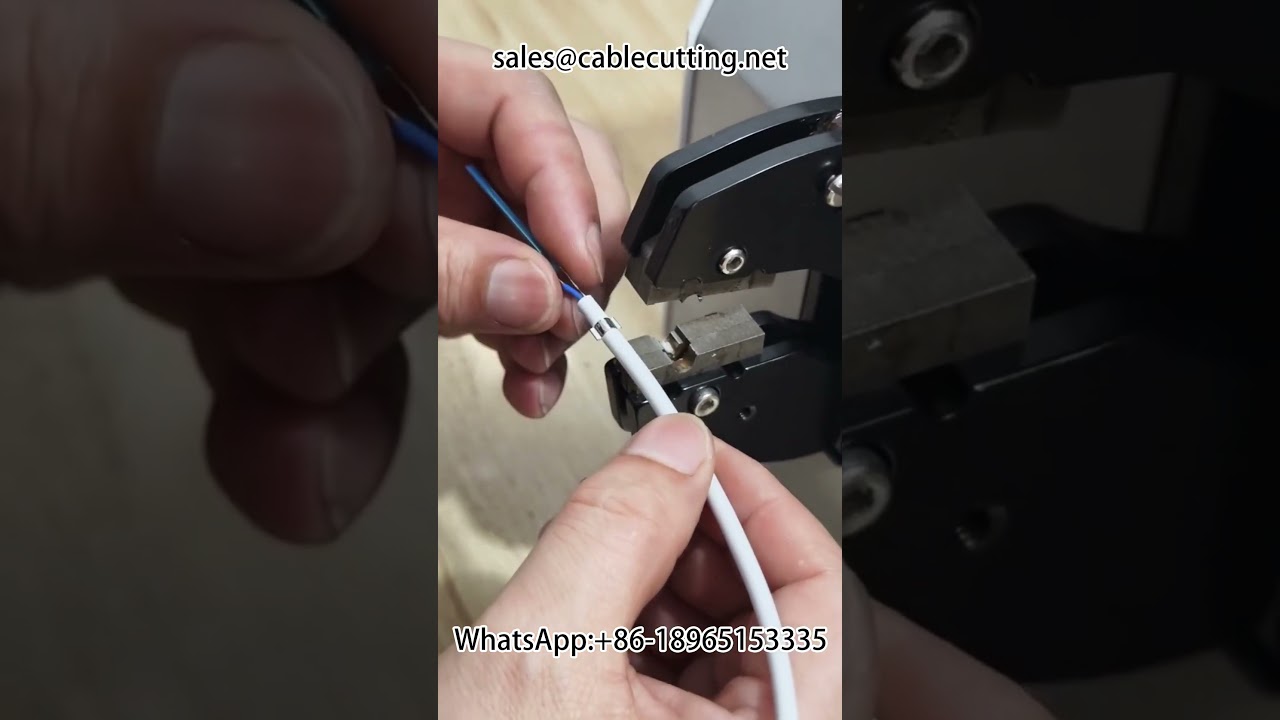 Pneumatic Terminal Crimping Machine for Automotive Wire Harness Assembly