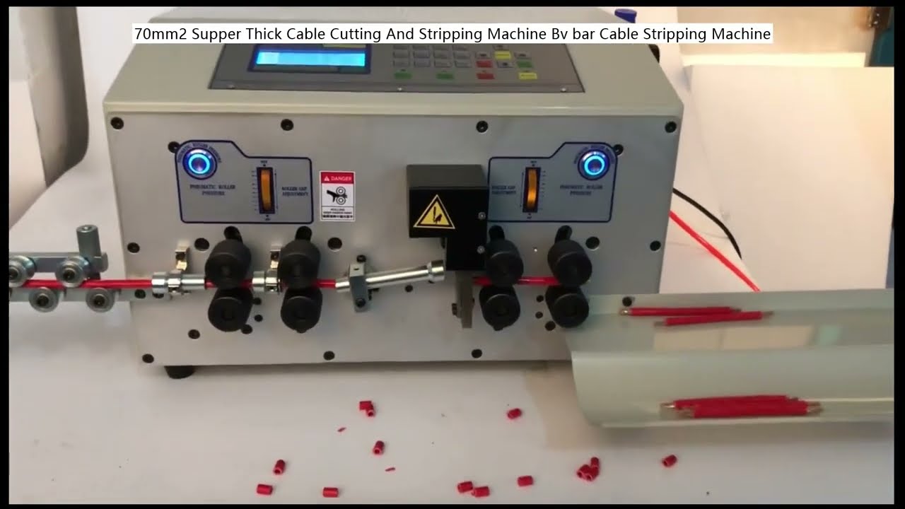70mm2 Supper Thick Cable Cutting And Stripping Machine Bv bar Cable Stripping Machine