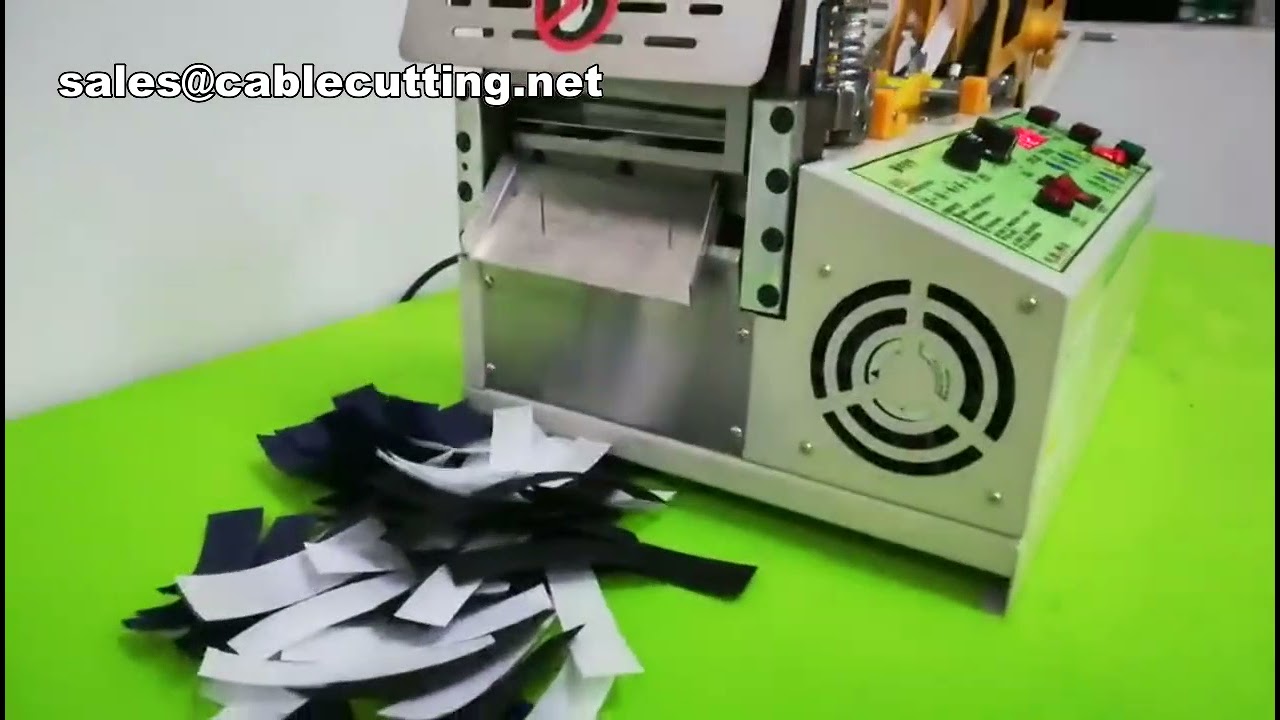 Automatic Hot Cold Cut Nylon Webbing Tape Ribbon Cutting Machine