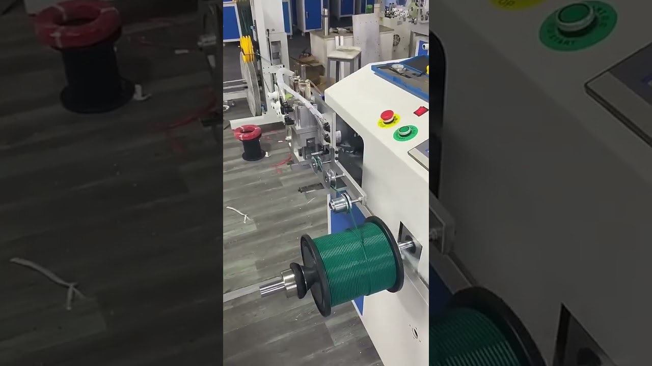 Cabinet Servo Automatic Precision Winding & Taping Machine   Braided Waterproof Flat Cables, Measuri