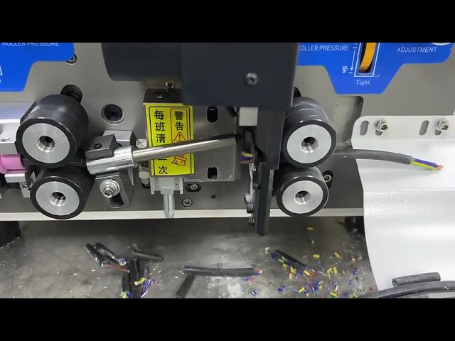 Wire Stripping Machine   Automatic Cable Manufacturing Equipment, 8 Wires Cutting & Stripping