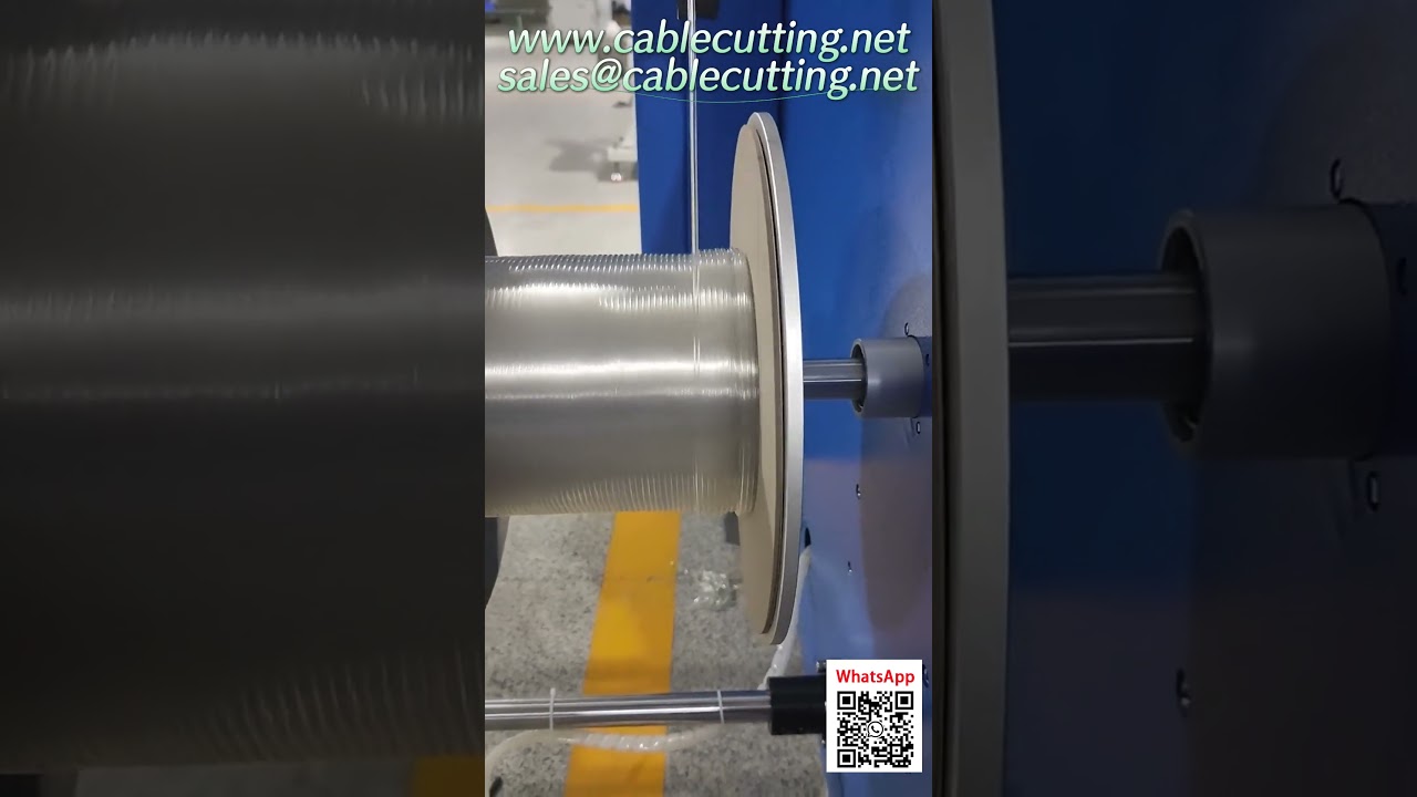 High Speed Tube Winder  Automatically Coils 500m of Air Hose onto Spools