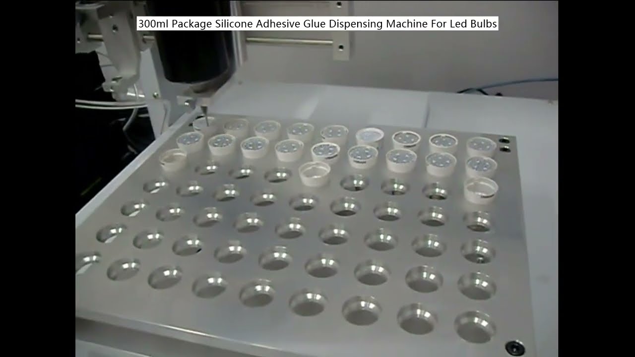 300ml Package Silicone Adhesive Glue Dispensing Machine For Led Bulbs