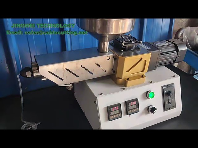 SJ25 Injection Molding Machine Desktop Plastic Extruder MachineDesktop Polymer Material Single Screw