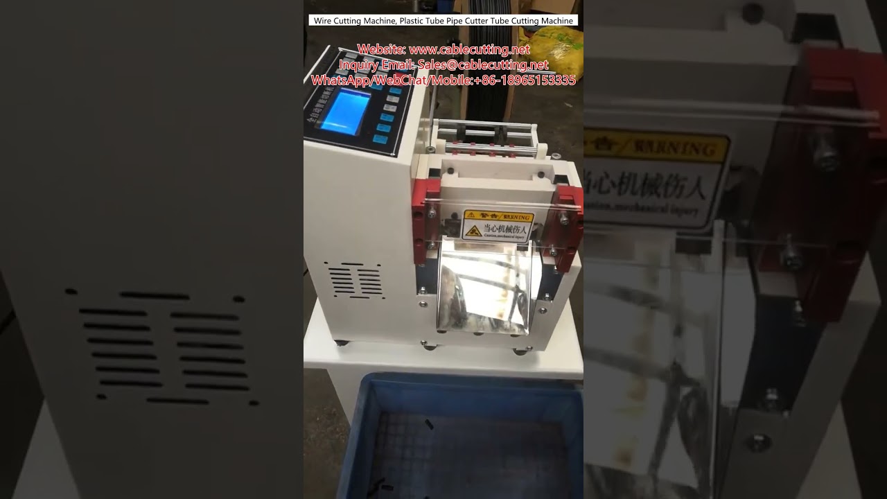 Wire Cutting Machine, Plastic Tube Pipe Cutter Tube Cutting Machine