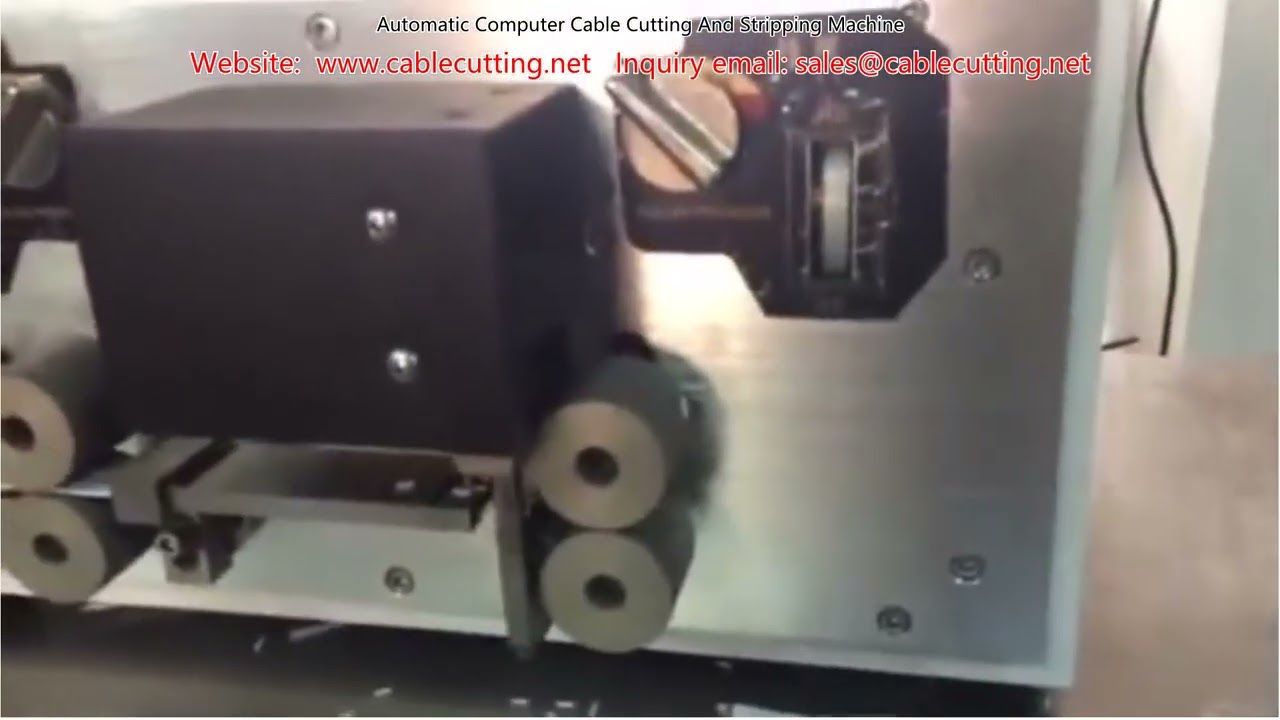 Automatic Computer Cable Cutting And Stripping Machine