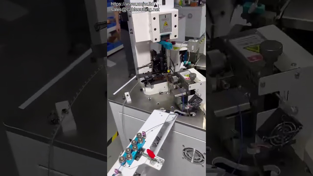 Automatic Double Sides Wire Cable Cutting Stripping Crimping Machine Terminal Crimp Machine Wire Str