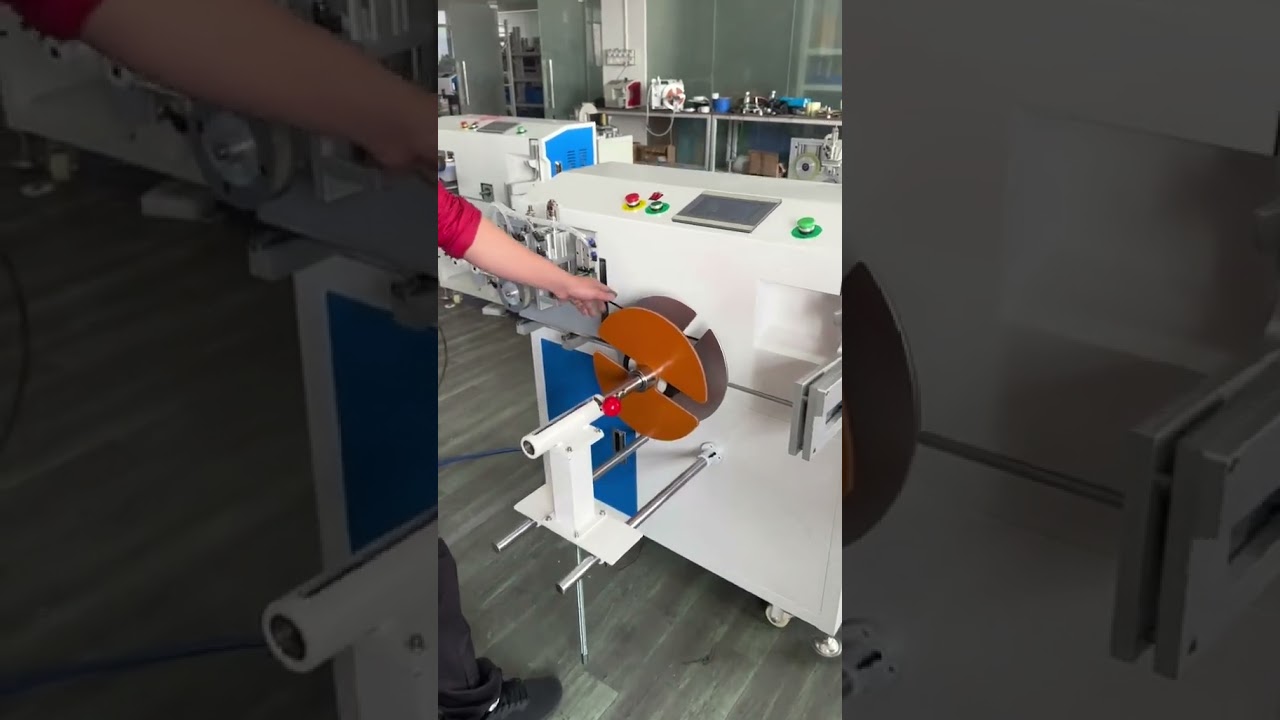 Versatile Re-Coiling Machine 1-15mm with Precise Metering, Neat Coiling, 15kg Load, and Fast Tying