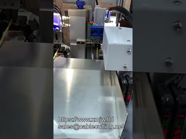 Fully Automatic Wire Cutting Stripping Machine Double Ends Terminal Crimping Machine For Jst Connect