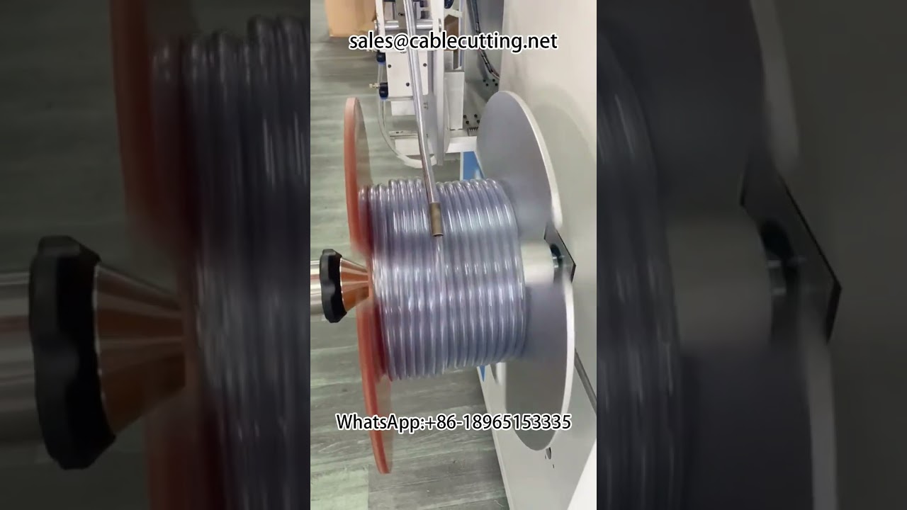 PVC Hose Metre Counting and Winding Machine #PVC Hose #PE Pipe #Rewinder #Wire Winding Machine #Corr