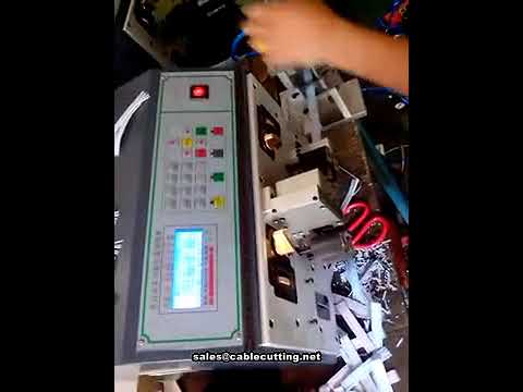 flat ribbon cable cutting machine, wire strip cut split machine
