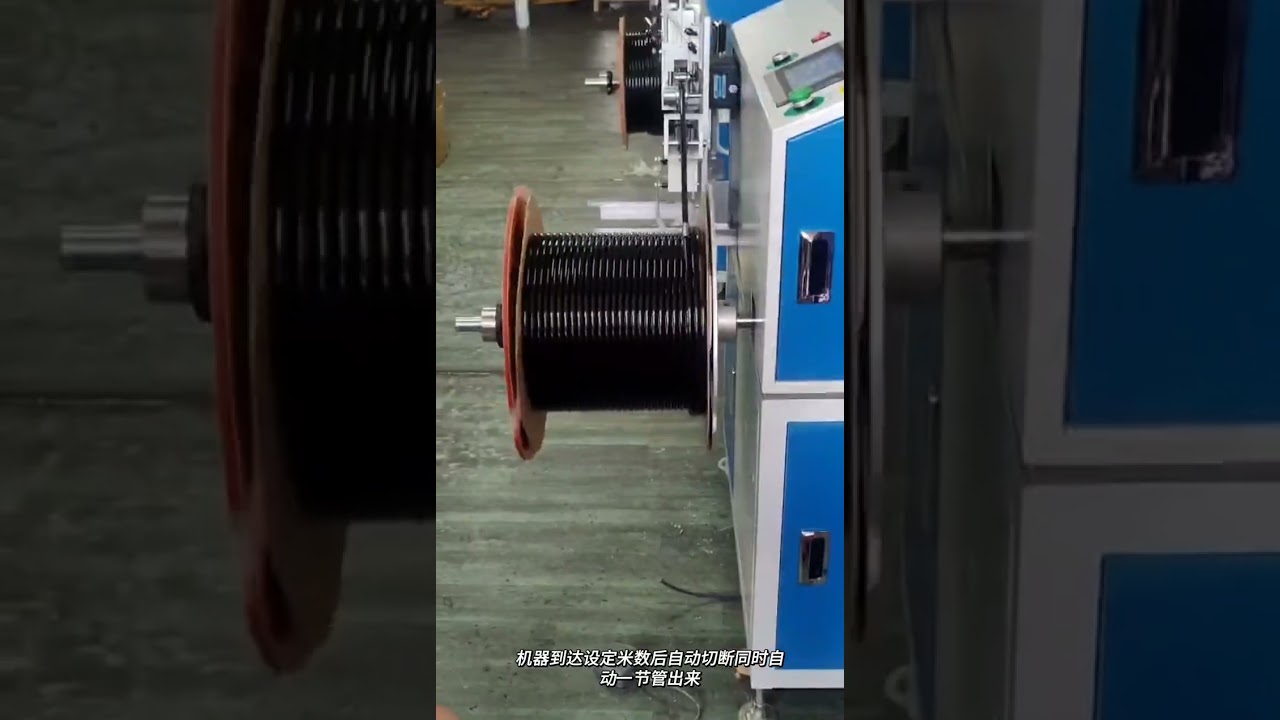 Automatic Meter Counting, Sorting, Cutting, Tube Winding & Coiling Machine 1 to15mm Tube, 15kg Cap