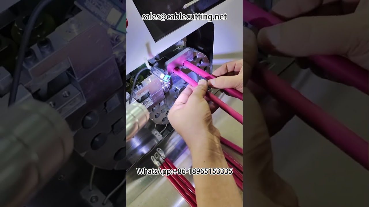 Heat shrinkable sleeve machine #new energy harness processing equipment