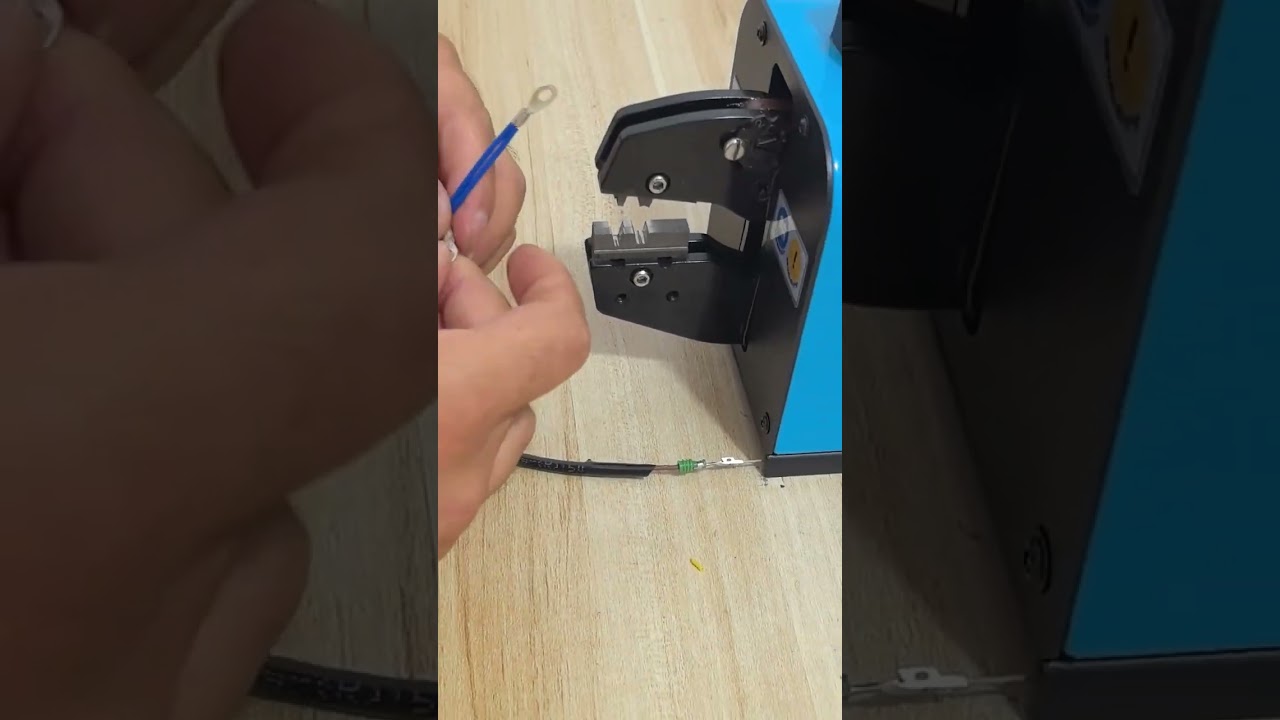 Custom Die Solution Crimping Different Terminal Types with One Die #factory #machine