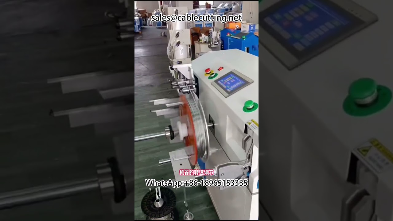 Wire Rope Metre Counting and Spooling, Metre Counting, Winding, Sorting, Cutting, Bundling in One #W