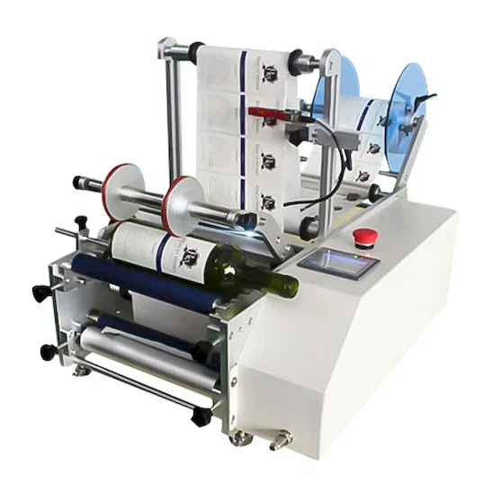 Semi-Auto Round Bottle Labeling Machine WPM-7160 - Cable Labeling Machine